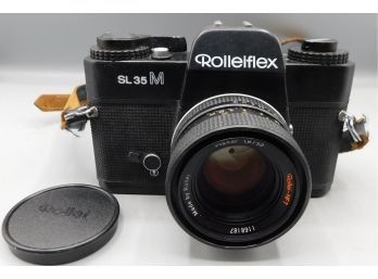 Rolleiflex SL-35m Film Camera With Rollei HFT Planar Lens