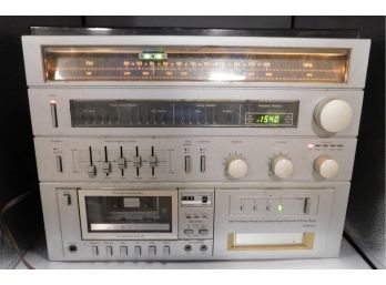 JC Penney Am/fm Stereo Receiver/cassette Player Recorder 8 Track Player-phono Model # 683-1787