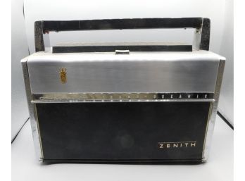 Vintage Zenith Trans-oceanic Royal 1000-1 All Transistor Wave Magnet Radio