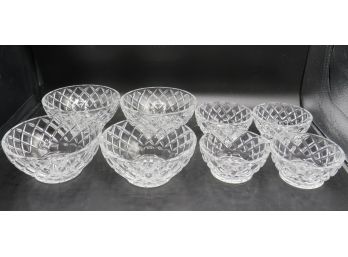 Glass Bowls In Two Sizes - Set Of 13