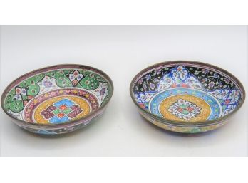 Persian Colorful Bowls - Set Of 2
