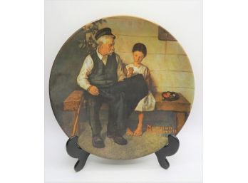 Norman Rockwell, Knowles Fine China Plate 'the Lighthouse Keeper's Daughter' 1979