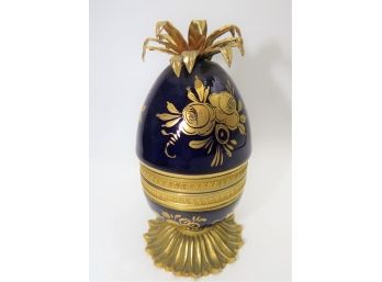 Vintage Lighter Porcelain Egg-shaped