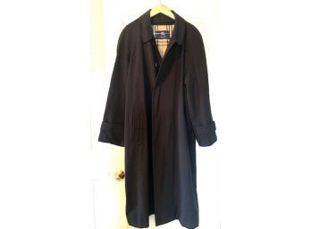 Burberry Women's Navy Trench Coat - Size Approx. Large