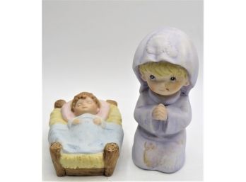 HOMCO Childrens' Nativity Figurines - Set Of 2