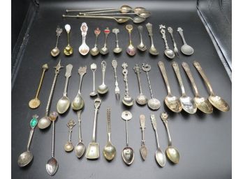 Assorted Collectible Spoons - 35 Spoons