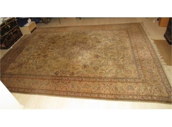 Kashan Persian Area Rug - 106' X 156' Handmade Antique From Iran