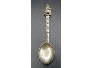 Sterling Silver Collectible Spoon From Corfu Greece