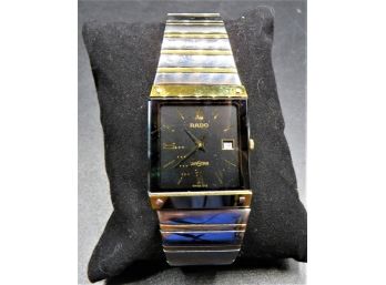 Rado Diastar With Date, Quartz, Swiss Men's Two-toned Wristwatch