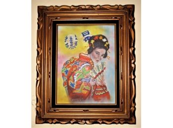 Mingolla Geisha Woman Original Painting