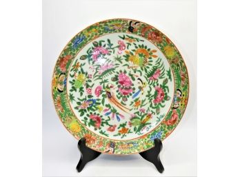 Floral Decorative Plate With Stand