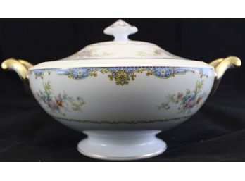 Meito China Japanese Crafted Serving Bowl With Hudson Pattern 11' X 4' (072)