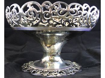 Antique Reed & Barton Silverplate Center Piece/Compote 6' X 9.75' (074)