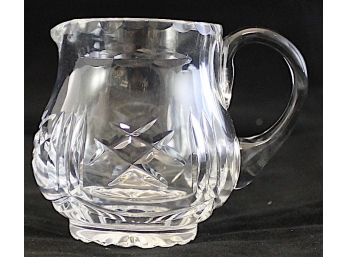 Decorative Carved Glass Pitcher 2.75' Tall (079)
