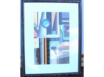Larry Laslo Framed Abstract Print (lot012)