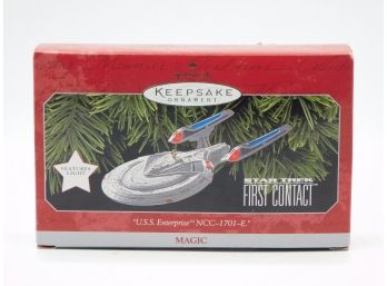 Hallmark Keepsake Ornament Star Trek First Contact 'U.S.S. Enterprise NCC-1701-E'