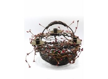 Decorative Candle Lantern Basket