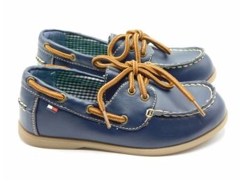 Tommy Hilfiger Douglas Boat Shoes Navy Kids Size 12