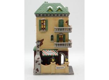 Heritage Village Collection Christmas In The City Series 'LITTLE ITALY' Hand Painted Porcelain W/ Box