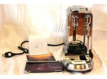Breville Nespresso Creatista Plus Model BNE800 Expresso Machine