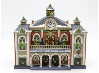 Department 56 Heritage Village Collection 'GRAND CENTRAL RAILWAY STATION' Hand Painted Porcelain W/box