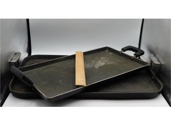 ALL-CLAD Tray W/ Handles & Baking Pan Lot Of 2