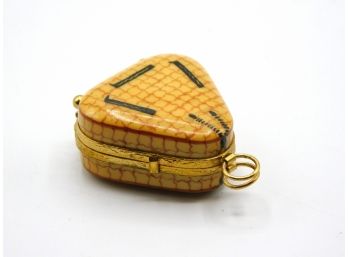 Limoges 'Handbag' Porcelain Trinket Box Made In France