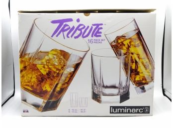 Luminarc Tribute 16 Piece Glasses Set