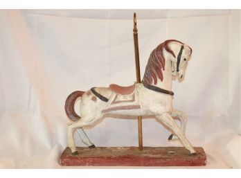 Austin Production Inc 1981 Plaster Pony Carousel Horse Sculpture