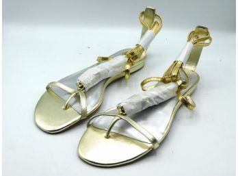 Layla Joy Woman's Open Toe Shoes 'AVA' Size 9.5