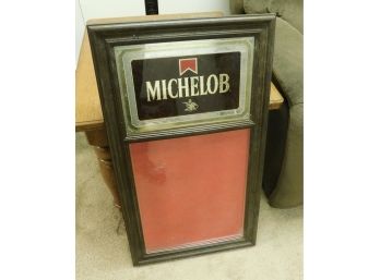 Michelob Plastic Framed Advertising Board