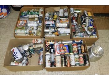 Large Assorted Lot Of Vintage Beer Cans