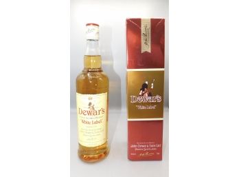 Dewar's Scotch Whiskey 'white Label' 750 ML Bottle - Sealed With Box