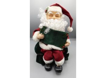 Christmas International Santa Sitting Singing Christmas Songs - Battery Operated