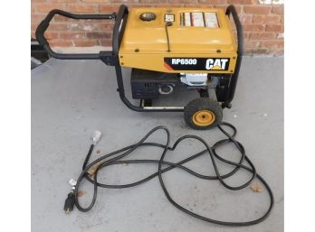 Caterpillar RP6500 Commercial Gas Powered Generator With Extended Handle - Power Cord Included