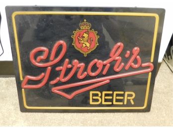 Stroh's Beer Electric Lighted Sign