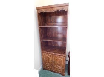 Pressed Board Laminate Book Shelf With Cabinet