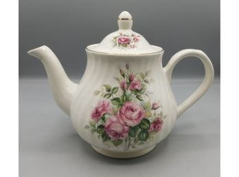 Arthur Wood And Son Staffordshire Floral Pattern Porcelain Tea Pot