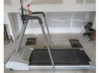 Life Fitness Treadmill With Plastic Book Holder Attachment