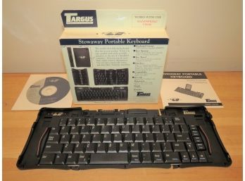 Targus Stowaway Portable Keyboard Visor - In Original Box With Manual And CD