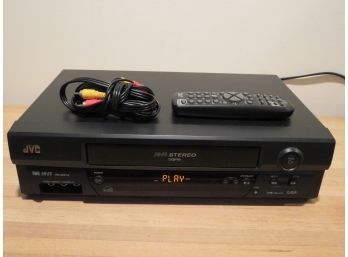 JVC VCR VHS Video Cassette Recorder Player With Remote
