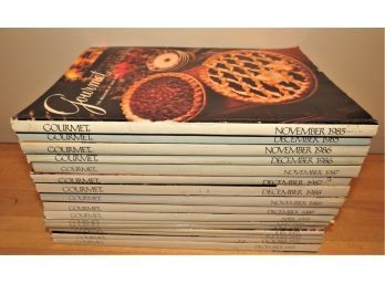 Gourmet Magazines 1985-1993 - Assorted Lot Of 16