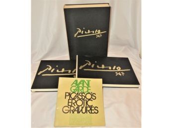 Picasso 347 Volume 1 & 2 Box Set & Avant Garde Picasso's Erotic Gravures Book