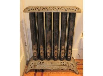 Enterprise L & L N.Y. Antique Vintage Art Deco Jeweled Gas Radiator Heater