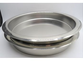Revereware Stainless Steel Round Baking Pans - Set Of 2 - New