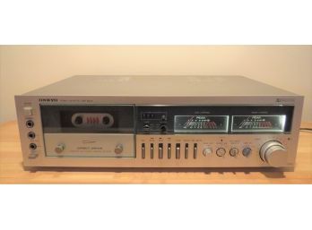 Onkyo Stereo Cassette Tape Deck With Manual