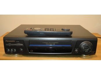 Panasonic VCR Player VHS Video Cassette Recorder - 4 Head-Hi-Fi Stereo WITH REMOTE