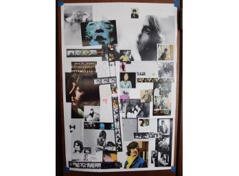 Richard Hamilton The Whisper Gallery Apple Records Inc. 1968 The Beatles Collage Lyric Poster
