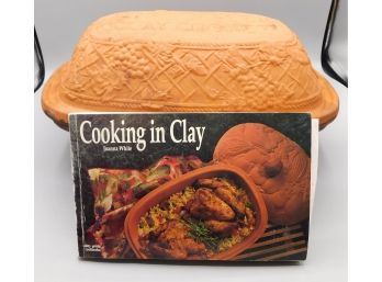 Cordon Bleu Clay Cooker With 'Cooking In Clay' Cook Book