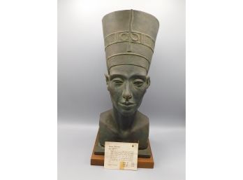 Austin Productions Inc Queen Nefertite Sandstone Bust Sculpture